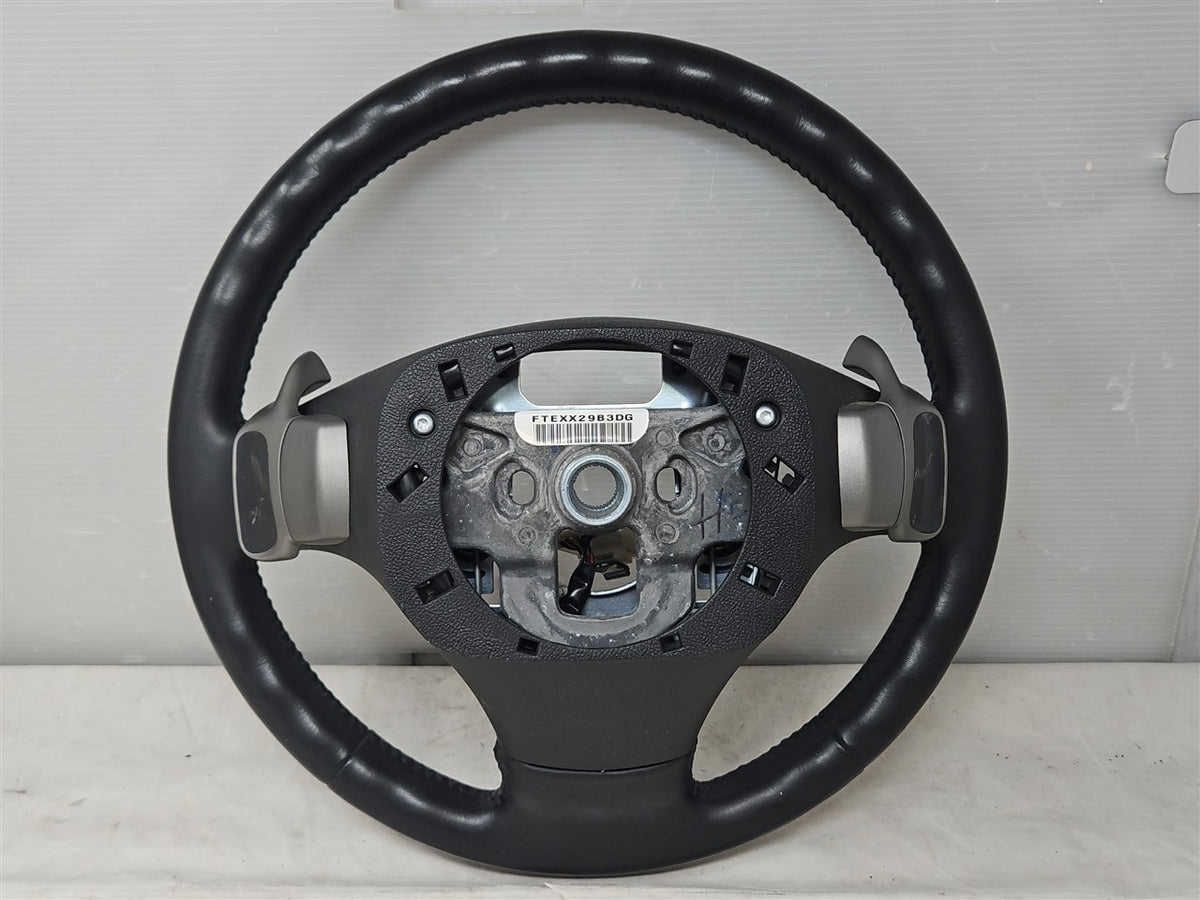 Used OEM 2011 CORVETTE LEATHER STEERING WHEEL SHIFT PADDLES RADIO, actual item photo 7