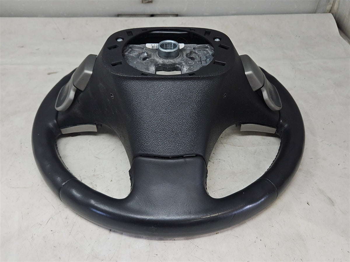 Used OEM 2011 CORVETTE LEATHER STEERING WHEEL SHIFT PADDLES RADIO, actual item photo 8