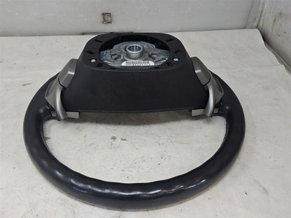 Used OEM 2011 CORVETTE LEATHER STEERING WHEEL SHIFT PADDLES RADIO, actual item photo 10