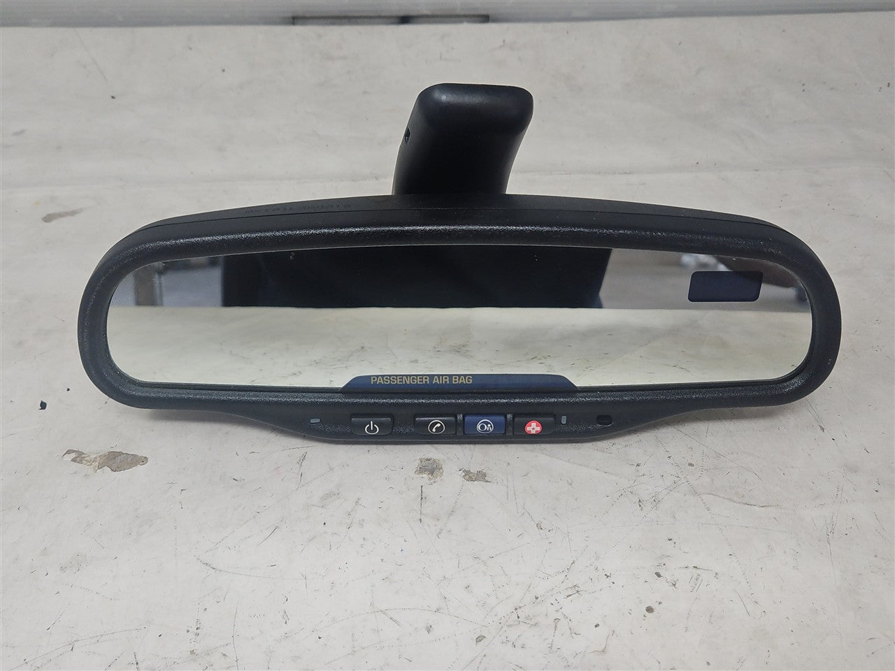 Used OEM 2006-2013 CORVETTE C6 OEM REAR VIEW MIRROR UE1 ONSTAR BLACK, actual item photo 1