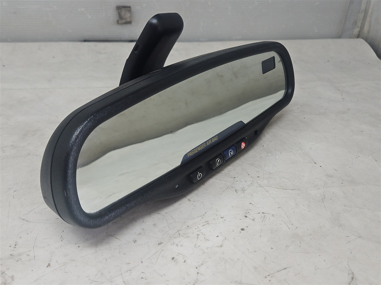 Used OEM 2006-2013 CORVETTE C6 OEM REAR VIEW MIRROR UE1 ONSTAR BLACK, actual item photo 2