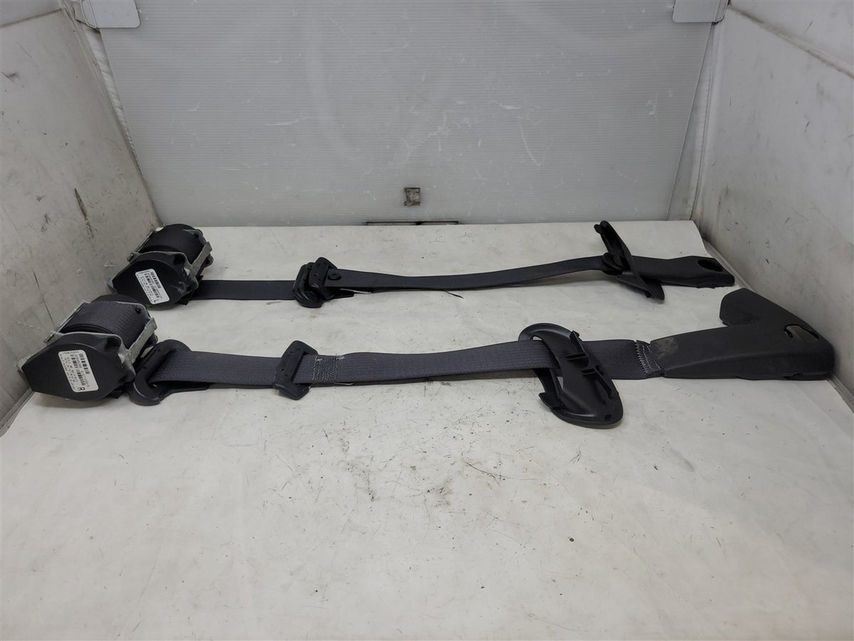 Used OEM 2005-2012 CORVETTE C6 FRONT SEAT BELTS PAIR LH RH BLACK, actual item photo 1