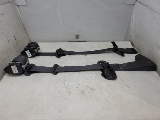 Used OEM 2005-2012 CORVETTE C6 FRONT SEAT BELTS PAIR LH RH BLACK, actual item photo 1