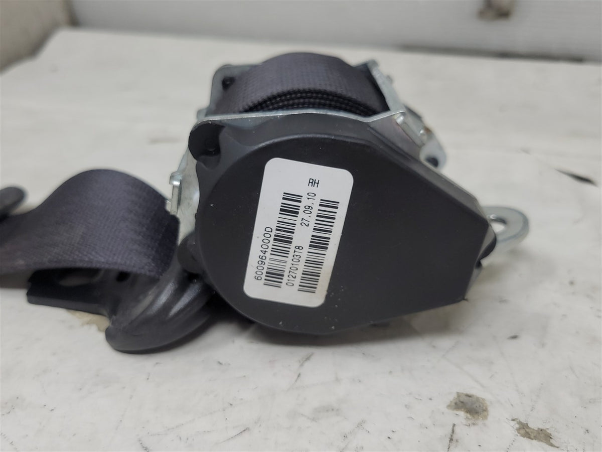 Used OEM 2005-2012 CORVETTE C6 FRONT SEAT BELTS PAIR LH RH BLACK, actual item photo 7