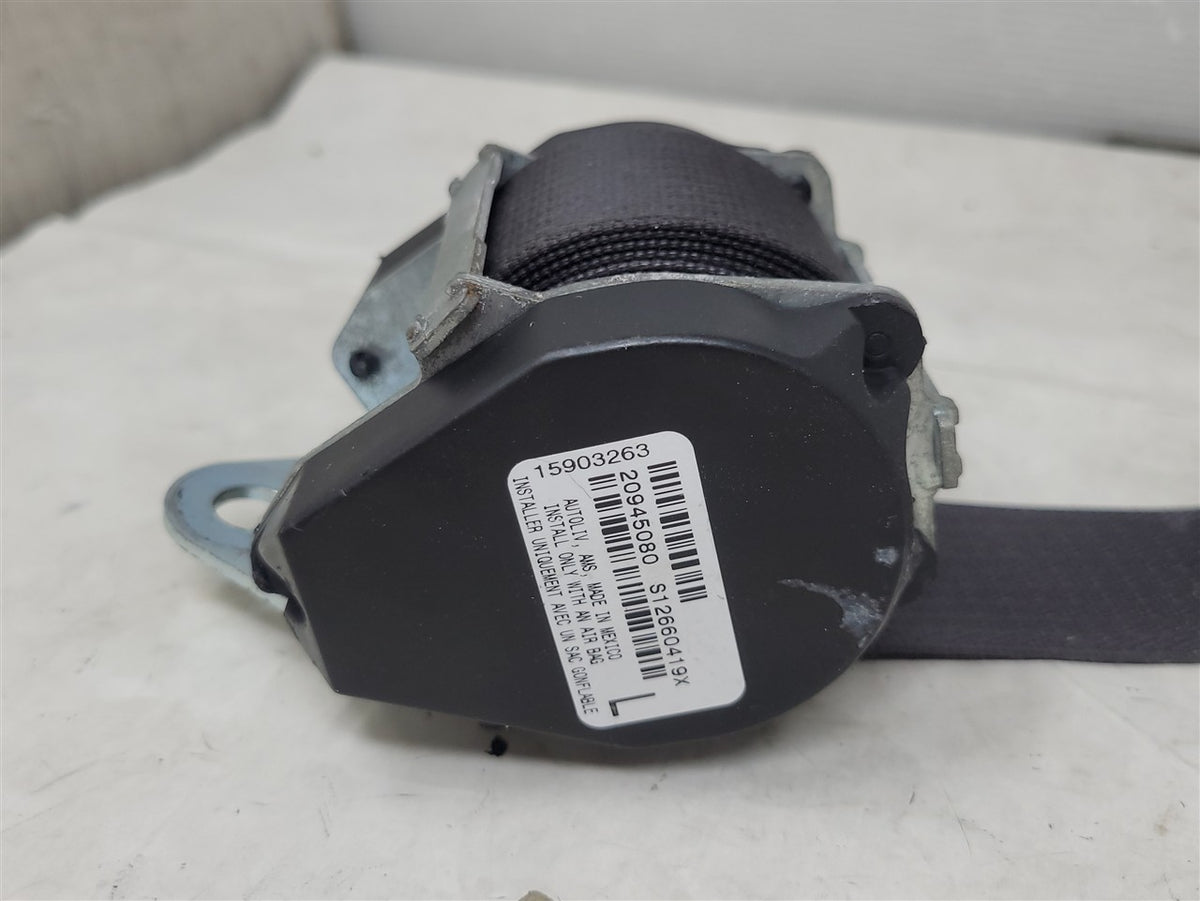 Used OEM 2005-2012 CORVETTE C6 FRONT SEAT BELTS PAIR LH RH BLACK, actual item photo 15
