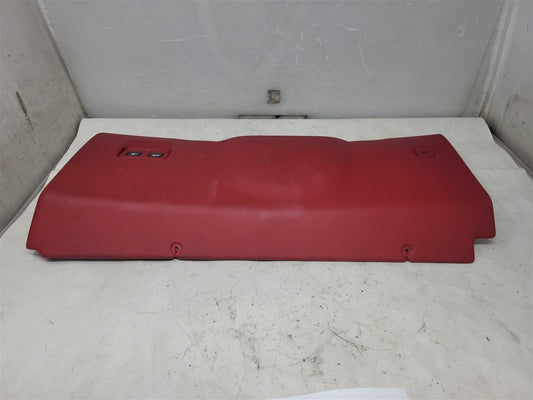 Used OEM 2005-2013 CORVETTE C6 DRIVER DASH KNEE BOLSTER TRIM LH RED, actual item photo 2