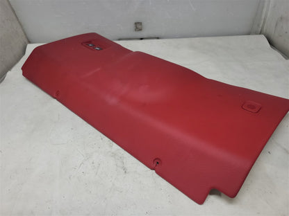 Used OEM 2005-2013 CORVETTE C6 DRIVER DASH KNEE BOLSTER TRIM LH RED, actual item photo 3