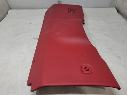 Used OEM 2005-2013 CORVETTE C6 DRIVER DASH KNEE BOLSTER TRIM LH RED, actual item photo 4