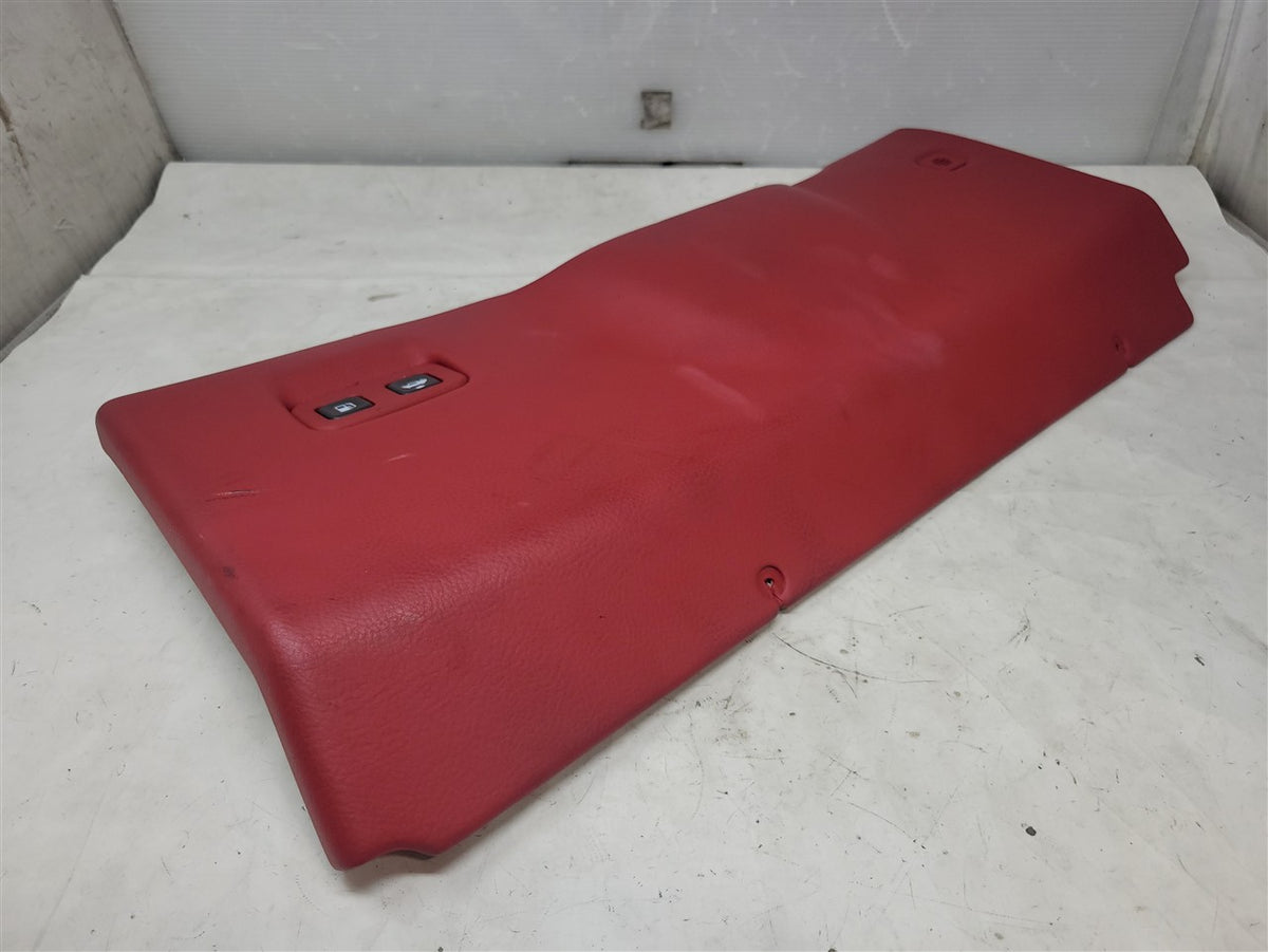 Used OEM 2005-2013 CORVETTE C6 DRIVER DASH KNEE BOLSTER TRIM LH RED, actual item photo 9