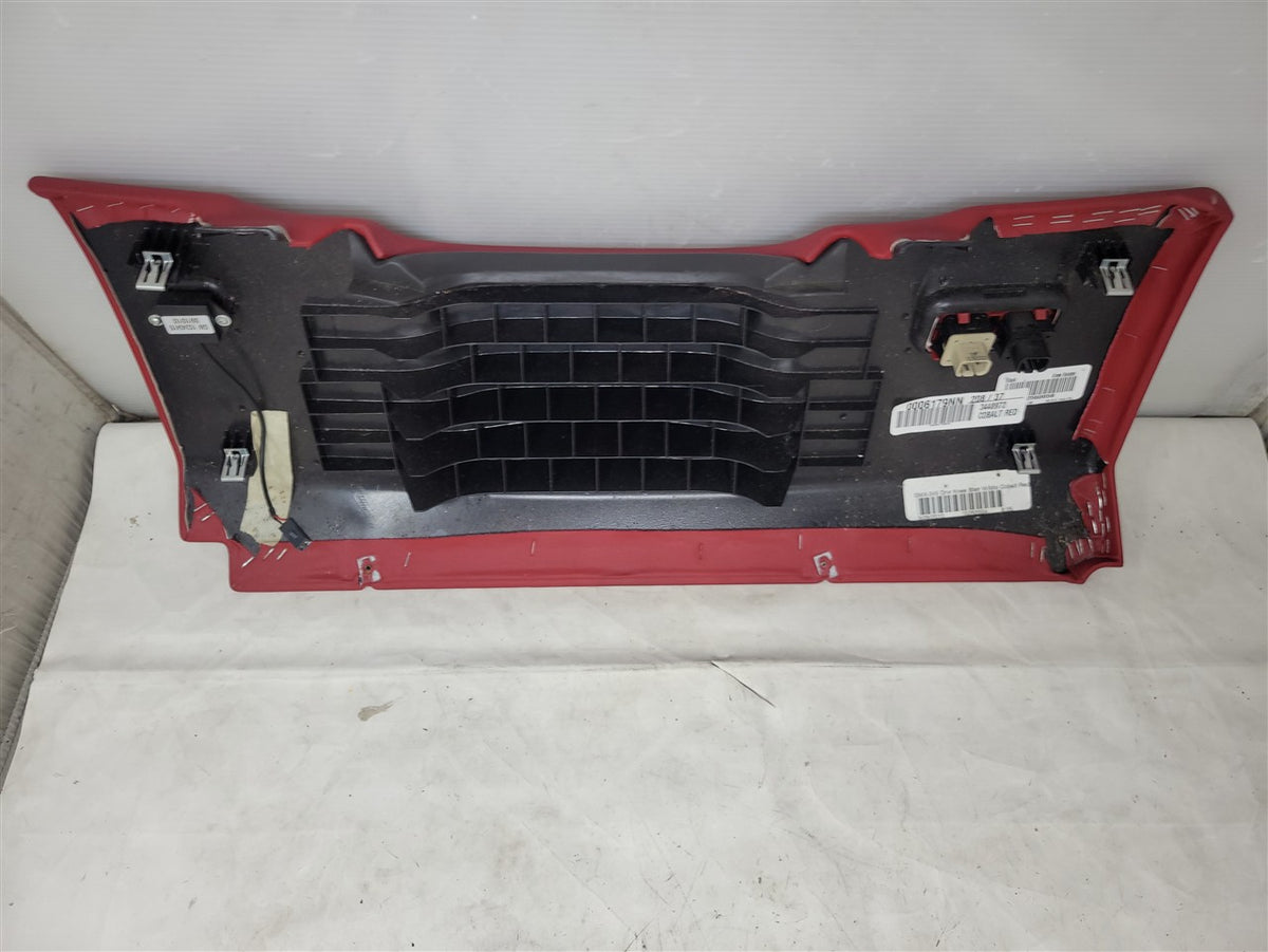 Used OEM 2005-2013 CORVETTE C6 DRIVER DASH KNEE BOLSTER TRIM LH RED, actual item photo 13