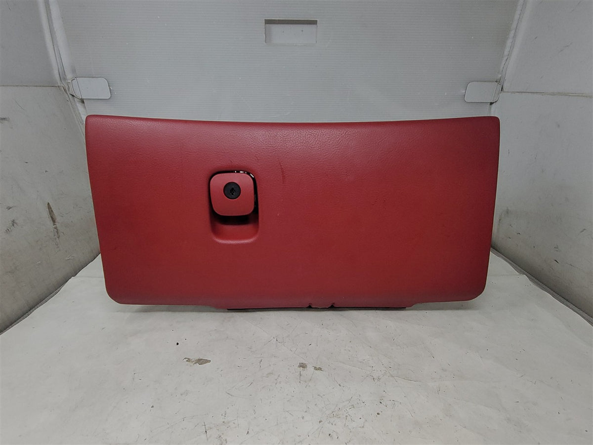 Used OEM 2006-2013 CORVETTE C6 GLOVE BOX WITH LATCH RED 15924026, actual item photo 1