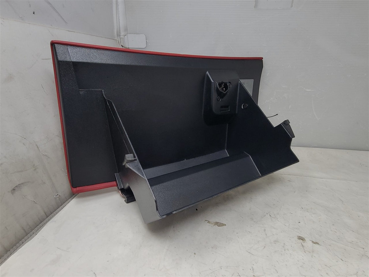 Used OEM 2006-2013 CORVETTE C6 GLOVE BOX WITH LATCH RED 15924026, actual item photo 4
