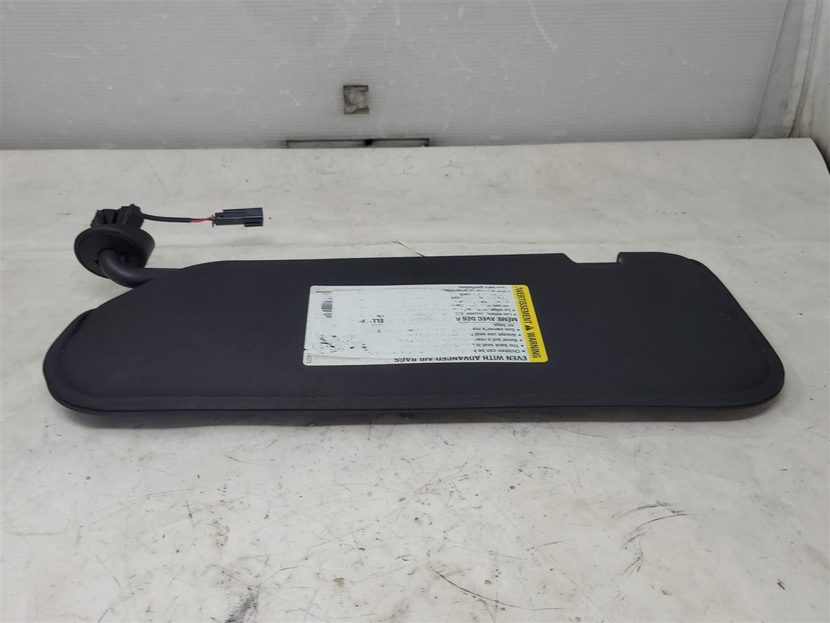 Used OEM 2005-2013 CORVETTE C6 SUN VISOR PASSENGER RH BLACK OEM, actual item photo 7