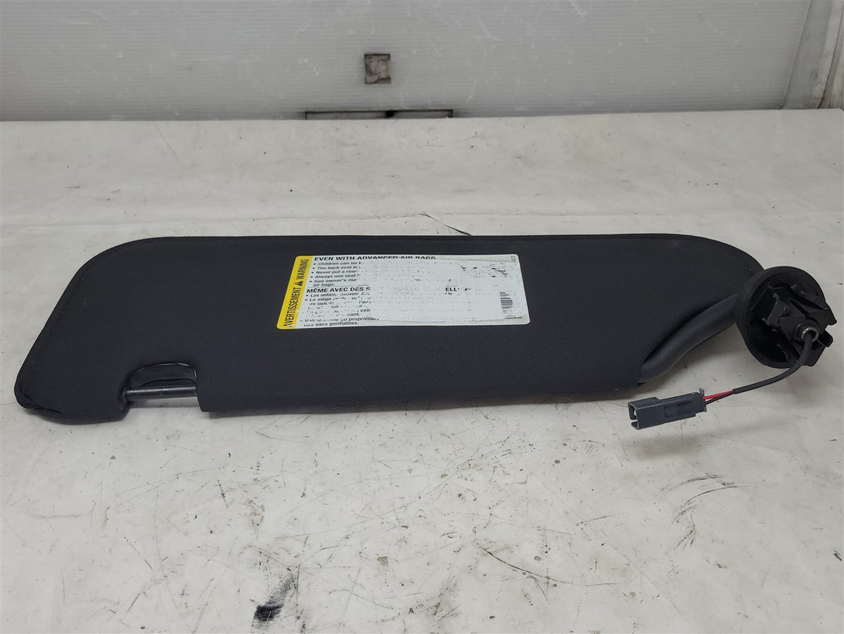 Used OEM 2005-2013 CORVETTE C6 SUN VISOR PASSENGER RH BLACK OEM, actual item photo 9