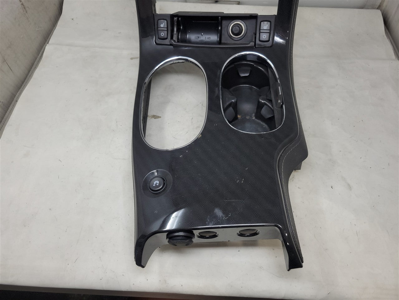 Used OEM 2006-2013 CORVETTE C6 CENTER CONSOLE UPPER EXTENSION RADIO, actual item photo 10