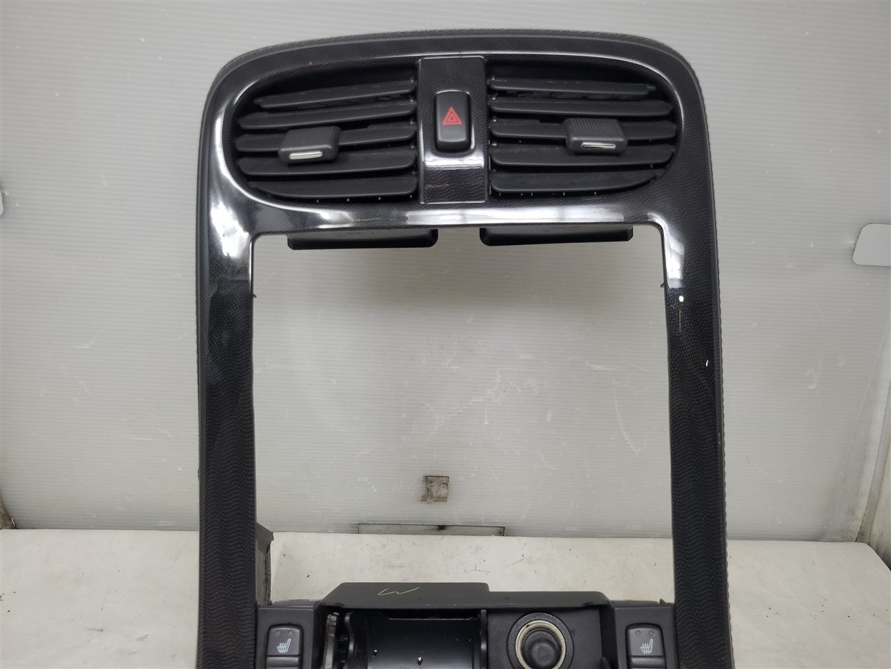 Used OEM 2006-2013 CORVETTE C6 CENTER CONSOLE UPPER EXTENSION RADIO, actual item photo 11