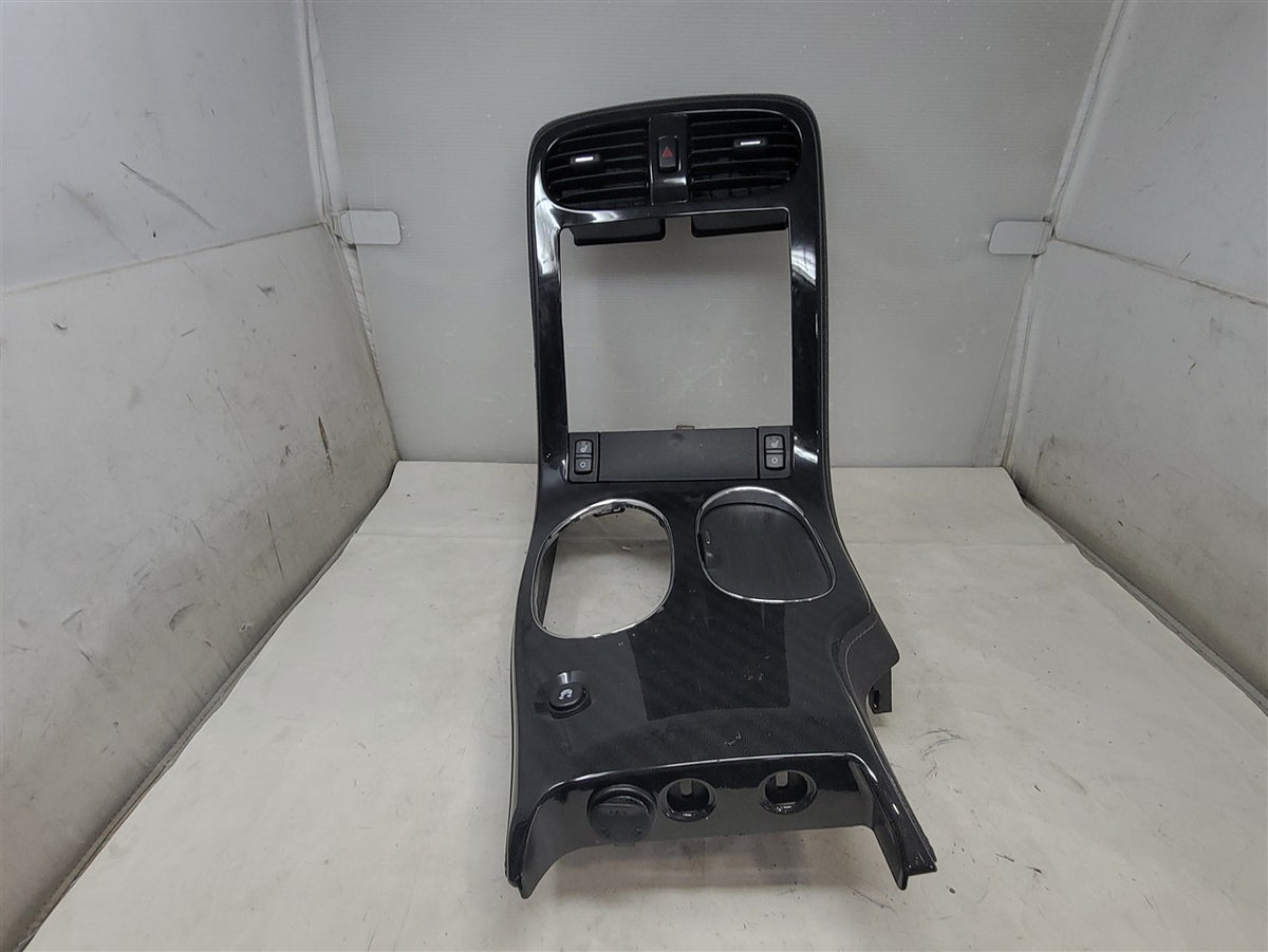 Used OEM 2006-2013 CORVETTE C6 CENTER CONSOLE UPPER EXTENSION RADIO, actual item photo 1