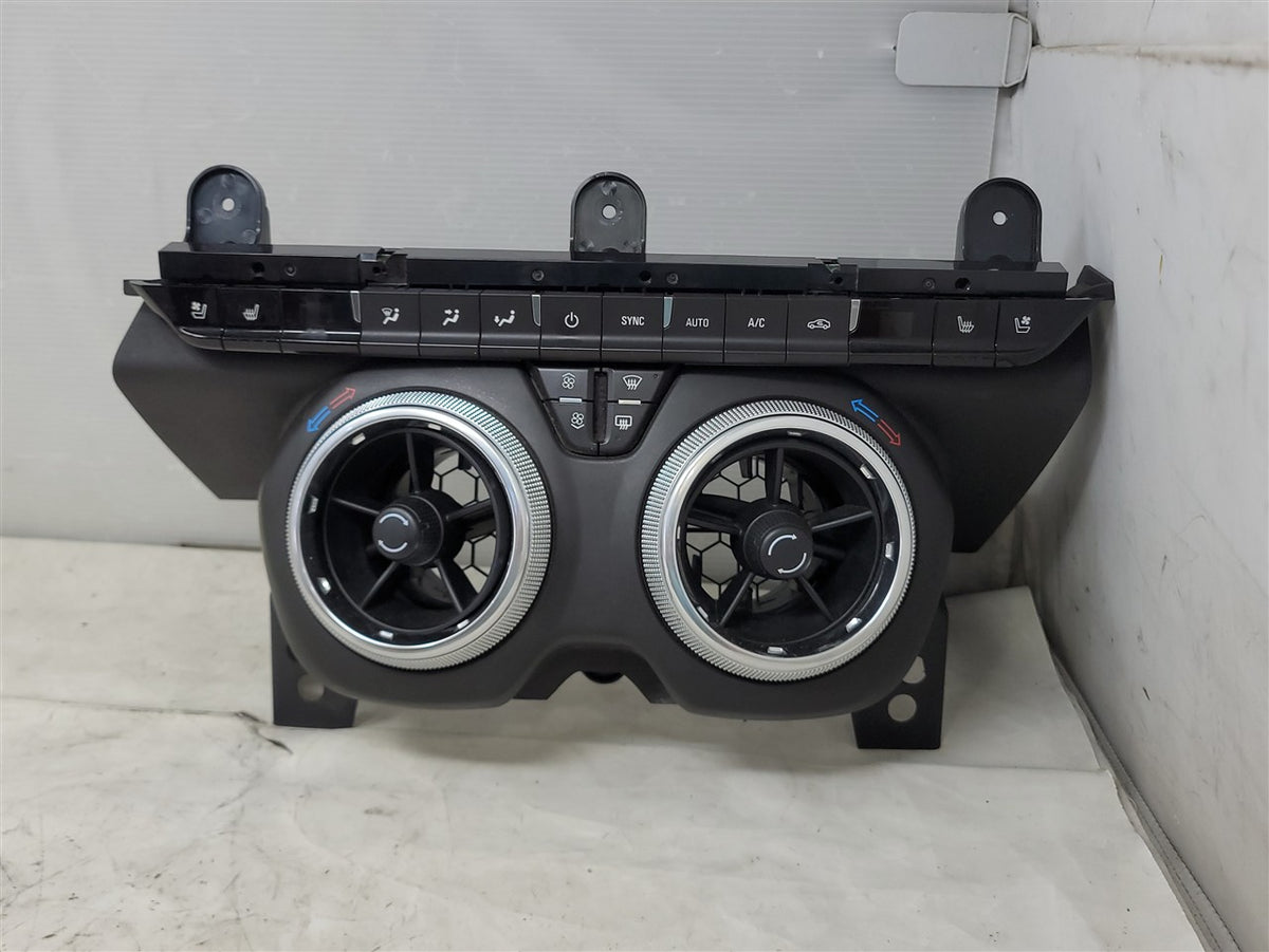 Used OEM 2016-2017 CAMARO DUAL ZONE CLIMATE CONTROL HEATER AC SWITCH, actual item photo 1