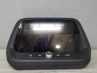 Used OEM 2016 CAMARO 8 0 IN RADIO DISPLAY SCREEN WITH AMBIENT LIGHT, actual item photo 1