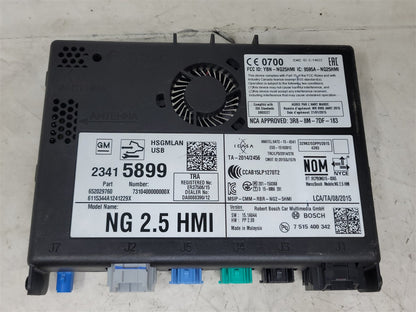 Used OEM 2016-2017 CAMARO HMI HUMAN MACHINE INTERFACE MODULE 23415901, actual item photo 1