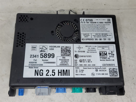 Used OEM 2016-2017 CAMARO HMI HUMAN MACHINE INTERFACE MODULE 23415901, actual item photo 1