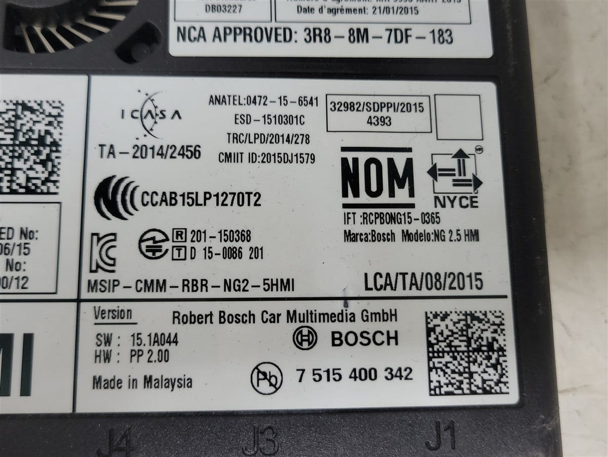 Used OEM 2016-2017 CAMARO HMI HUMAN MACHINE INTERFACE MODULE 23415901, actual item photo 9