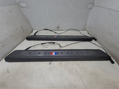 Used OEM 2016-2024 CAMARO LIGHTED DOOR SILL TRIM SCUFF PLATES PAIR, actual item photo 2