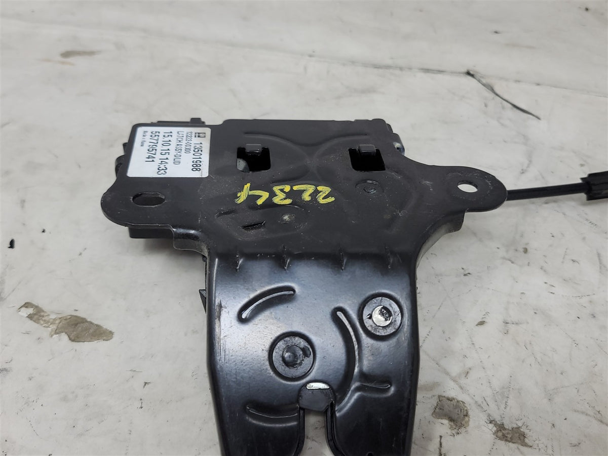 Used OEM 2016-2024 CAMARO REAR DECKLID LATCH BLACK 13513995, actual item photo 8
