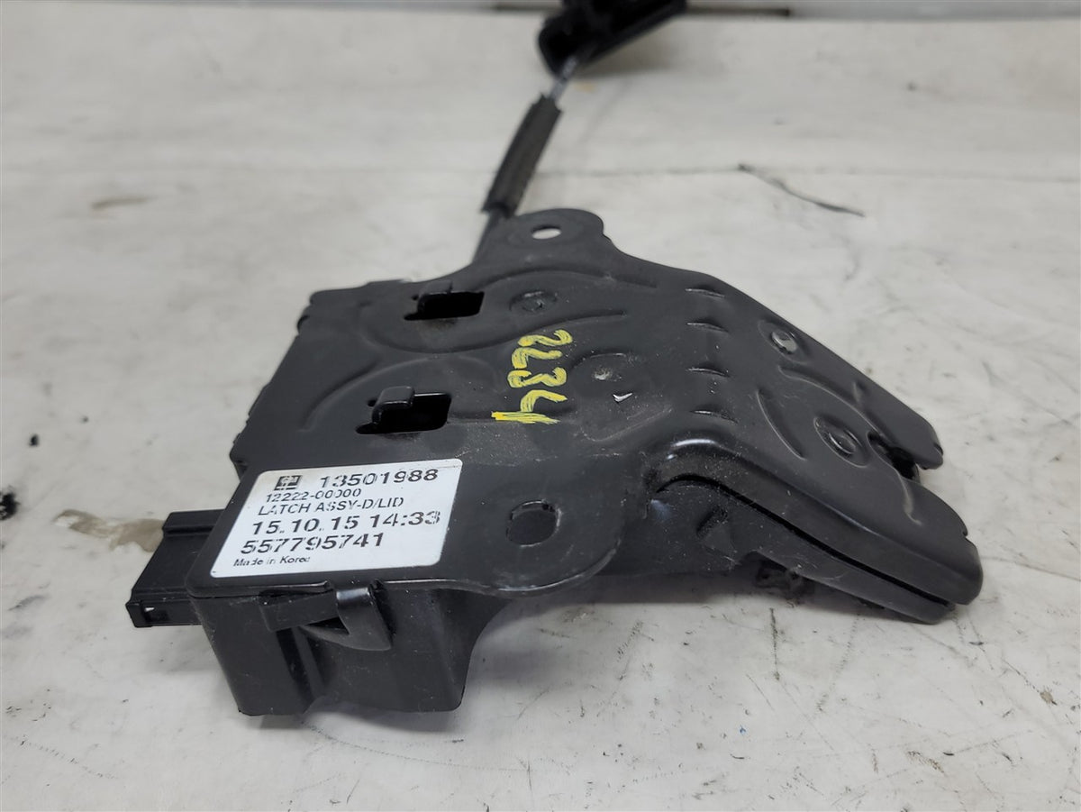 Used OEM 2016-2024 CAMARO REAR DECKLID LATCH BLACK 13513995, actual item photo 10