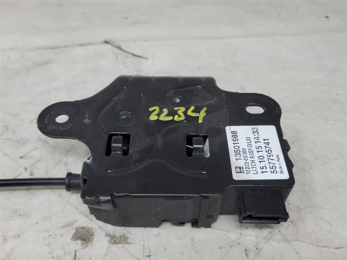 Used OEM 2016-2024 CAMARO REAR DECKLID LATCH BLACK 13513995, actual item photo 11
