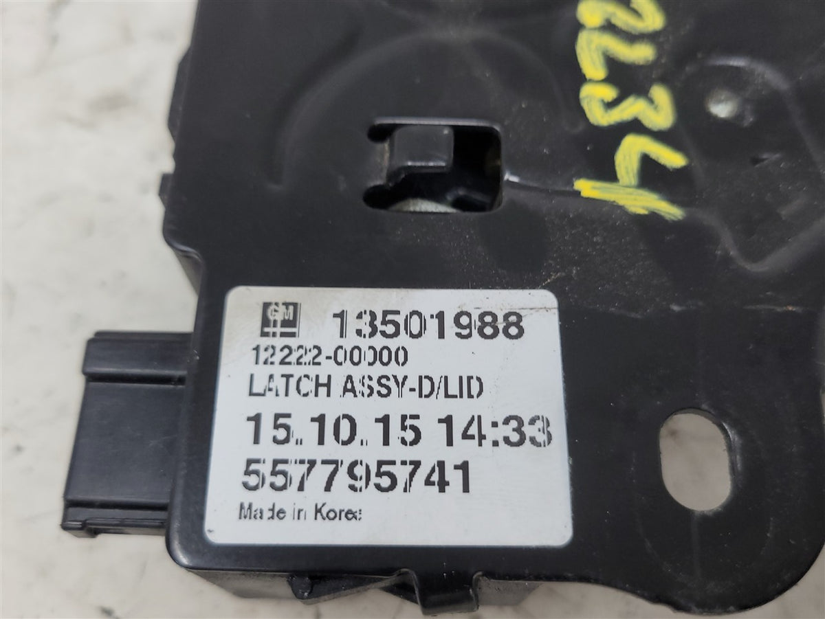 Used OEM 2016-2024 CAMARO REAR DECKLID LATCH BLACK 13513995, actual item photo 12