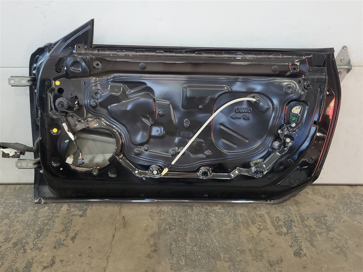 Used OEM 2016-2024 CAMARO FRONT DOOR PASSENGER RH BLACK GB8, actual item photo 13