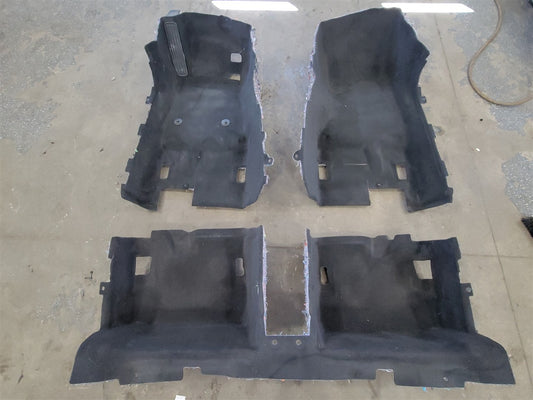 Used OEM 2016 CAMARO FRONT AND REAR CARPET COUPE BLACK, actual item photo 1