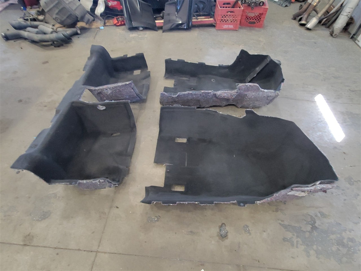 Used OEM 2016 CAMARO FRONT AND REAR CARPET COUPE BLACK, actual item photo 4