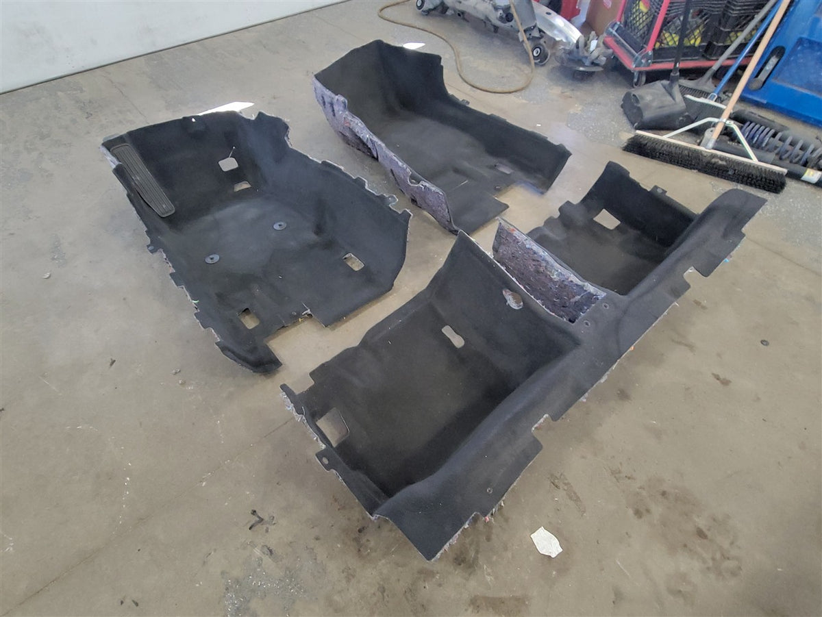 Used OEM 2016 CAMARO FRONT AND REAR CARPET COUPE BLACK, actual item photo 9