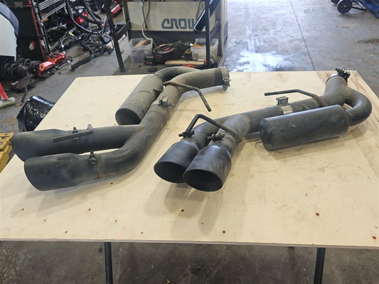 Used OEM 2016-2024 CAMARO SS MBRP AXLE BACK EXHAUST SYSTEM QUAD TIP 6, actual item photo 1