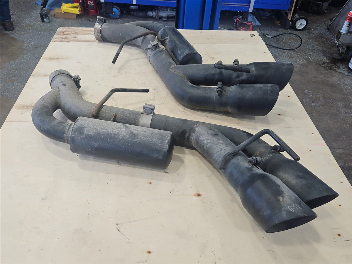 Used OEM 2016-2024 CAMARO SS MBRP AXLE BACK EXHAUST SYSTEM QUAD TIP 6, actual item photo 4