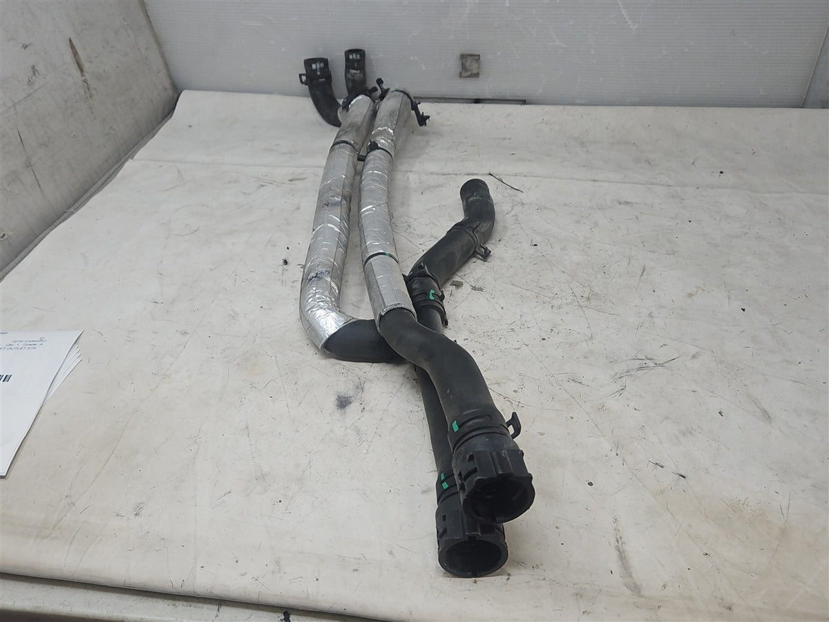 Used OEM 2016-2024 CAMARO 6 2L HEATER HOSES INLET OUTLET PAIR, actual item photo 2