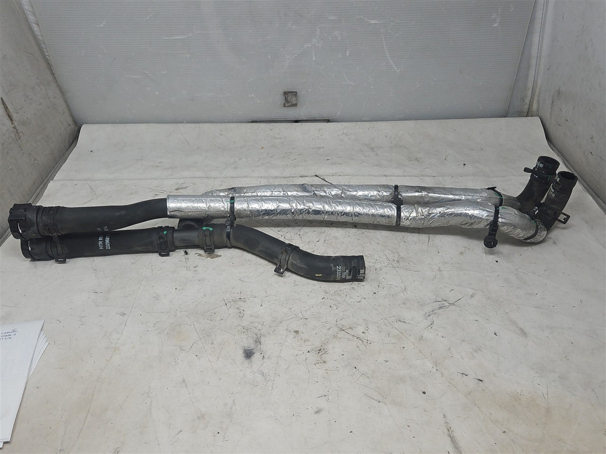 Used OEM 2016-2024 CAMARO 6 2L HEATER HOSES INLET OUTLET PAIR, actual item photo 3