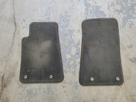 Used OEM 2010-2015 CAMARO OEM FRONT FLOOR MATS BLACK CARPET, actual item photo 1