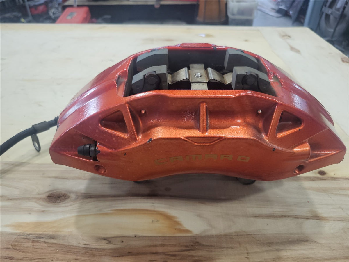 Used OEM 2016 CAMARO SS FRONT & REAR BREMBO BRAKE CALIPERS LH RH, actual item photo 14