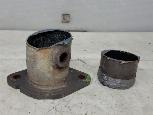 Used OEM 2016-2024 CAMARO SS ZL1 EXHAUST TO Y PIPE FLANGES PAIR, actual item photo 1