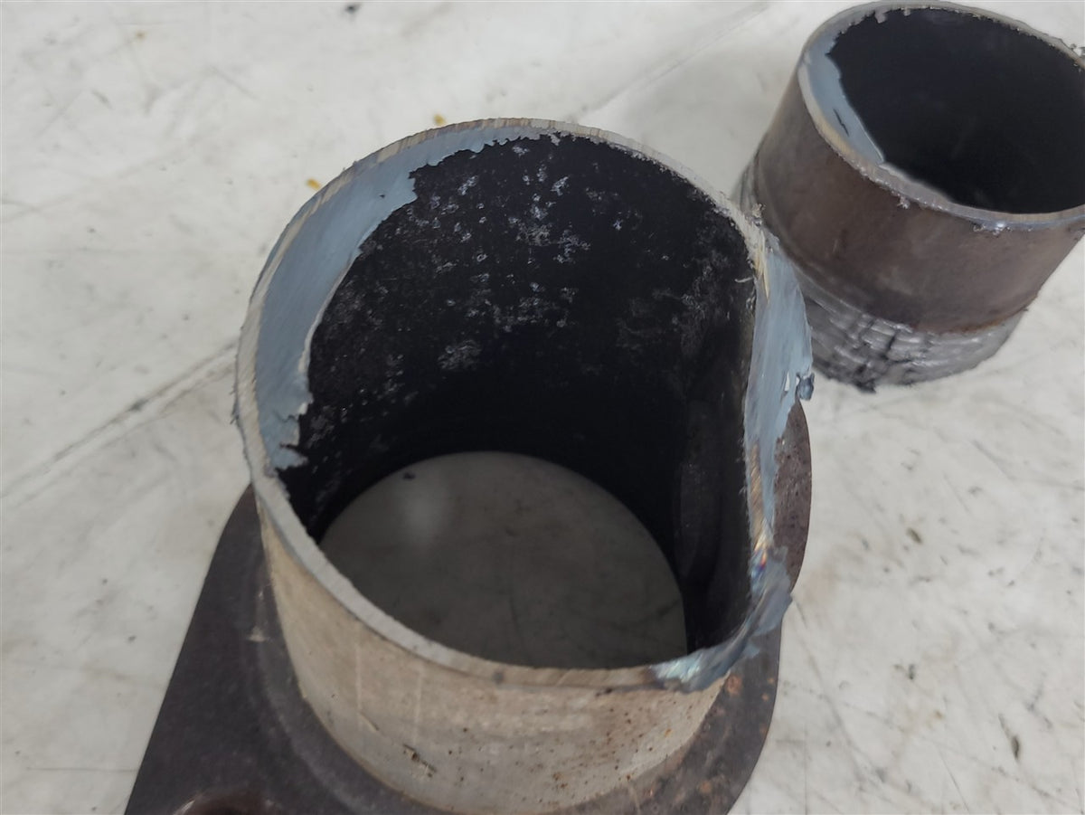 Used OEM 2016-2024 CAMARO SS ZL1 EXHAUST TO Y PIPE FLANGES PAIR, actual item photo 3