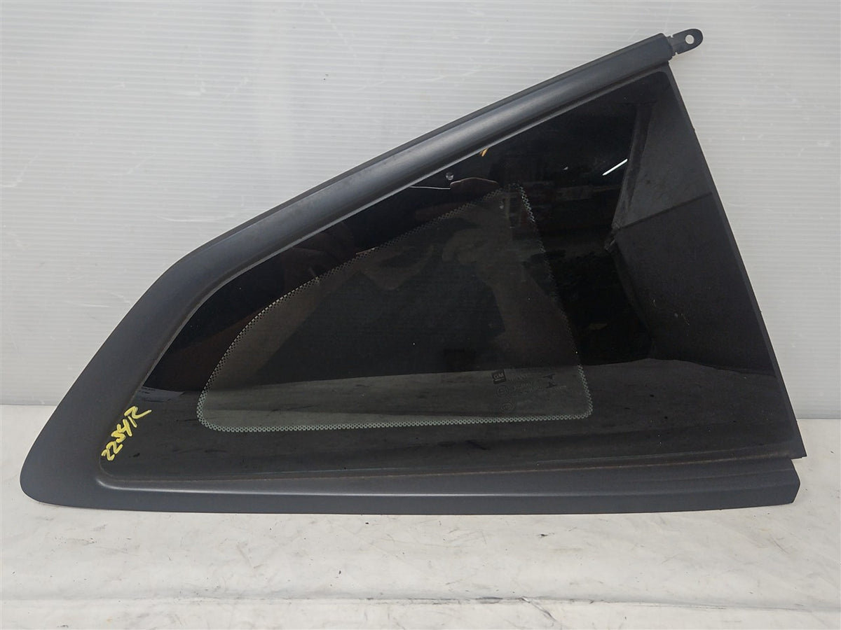 Used OEM 2016-2024 CAMARO QUARTER GLASS RH PASSENGER COUPE, actual item photo 1