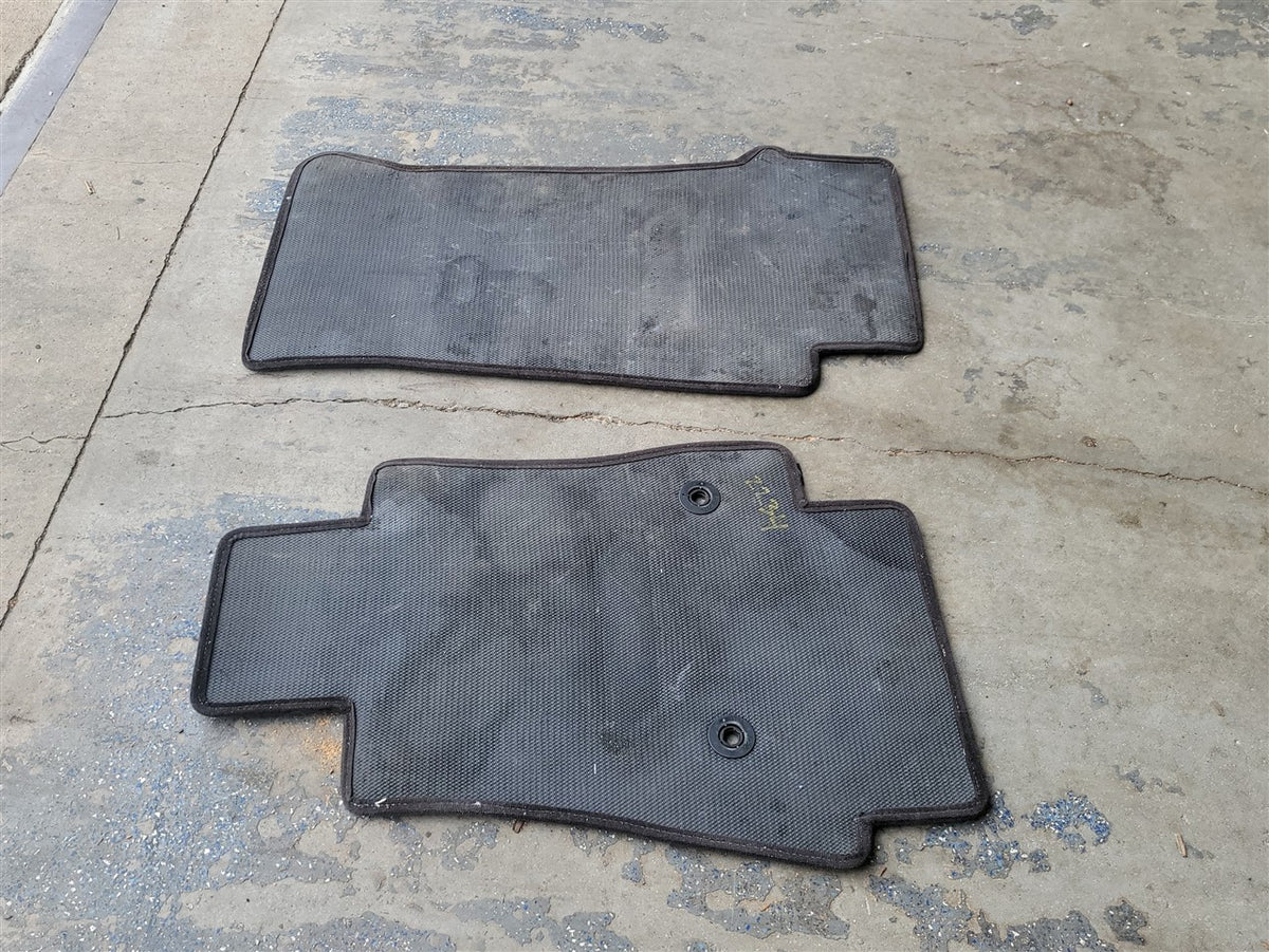 Used OEM 2016-2024 CAMARO FRONT FLOOR MATS PAIR BLACK WITH RED CAMARO, actual item photo 8
