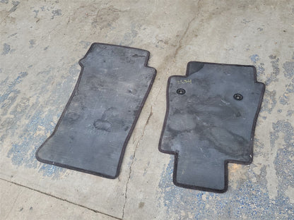 Used OEM 2016-2024 CAMARO FRONT FLOOR MATS PAIR BLACK WITH RED CAMARO, actual item photo 9