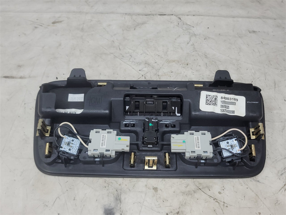 Used OEM 2016-2018 CAMARO OVERHEAD CONSOLE MAP READING DOME LIGHTS, actual item photo 7