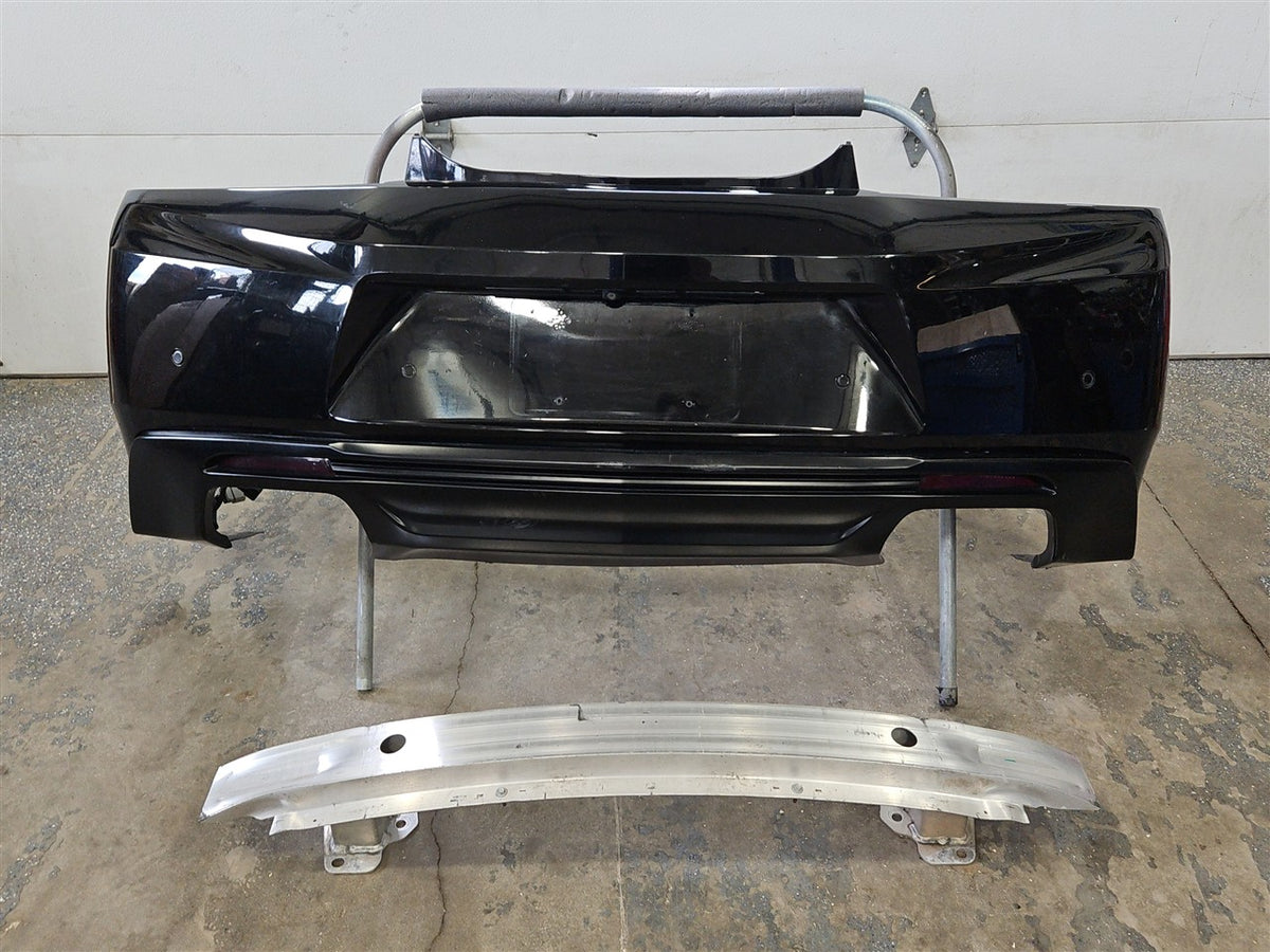Used OEM 2016-2018 CAMARO SS REAR BUMPER ASSEMBLY QUAD OUTLET PARK, actual item photo 1