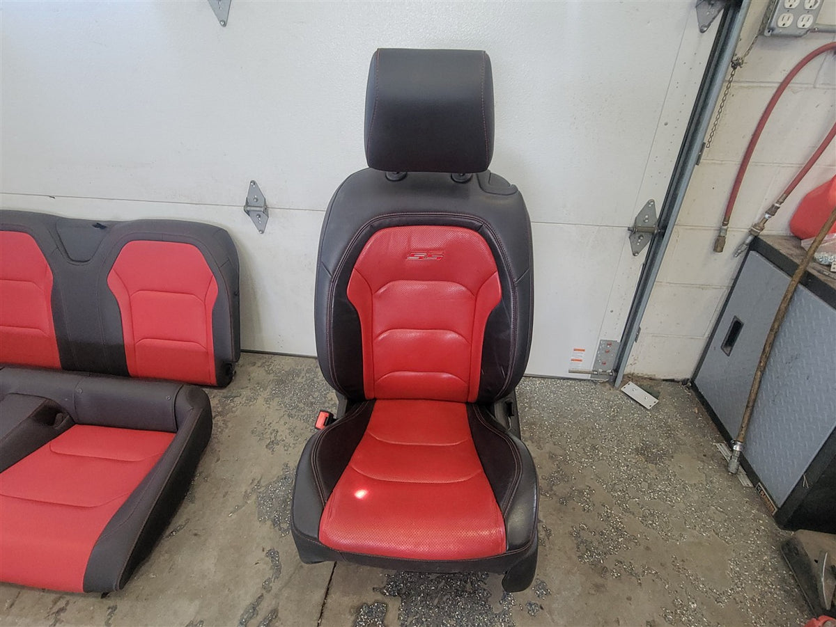 Used OEM 2016 CAMARO FRONT AND REAR SEATS CENTER CONSOLE DOOR PANELS, actual item photo 4