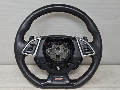 Used OEM 2016-2024 CAMARO LEATHER STEERING WHEEL HEATED AUTO PADDLES, actual item photo 1